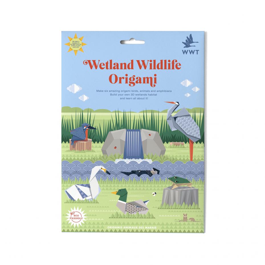 Make six amazing origami birds, animals and amphibians and become a nature explorer in the wonderful wetlands!